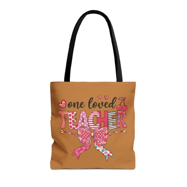 One Loved Teacher Tote Bag, Appreciation Gift for Educators, Cute Teacher Bag, Back to School Tote, Classroom Essentials, Teacher - Image 5