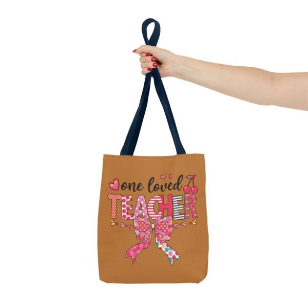 One Loved Teacher Tote Bag, Appreciation Gift for Educators, Cute Teacher Bag, Back to School Tote, Classroom Essentials, Teacher - Image 52