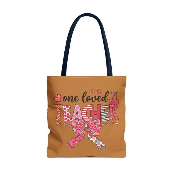 One Loved Teacher Tote Bag, Appreciation Gift for Educators, Cute Teacher Bag, Back to School Tote, Classroom Essentials, Teacher - Image 57