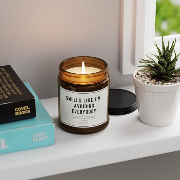 Smells Like I'm Avoiding Everyone - Funny Candle, Personalized Scented Candle, Gift for Introverts, Sarcastic Humor Decor - Image 8