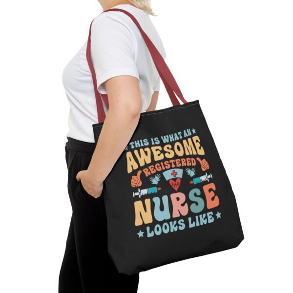 Awesome Nurse Tote Bag - Perfect Gift for Nurses, Healthcare Workers, Appreciation, Birthday, Everyday Use, Fun, Colorful Design - Image 24