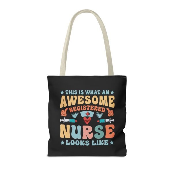 Awesome Nurse Tote Bag - Perfect Gift for Nurses, Healthcare Workers, Appreciation, Birthday, Everyday Use, Fun, Colorful Design - Image 42