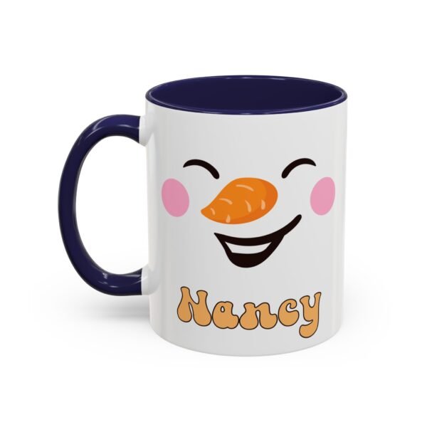 🎄 Custom Holiday Accent Coffee Mug – 11oz | Festive Two-Tone Ceramic Gift - Image 7
