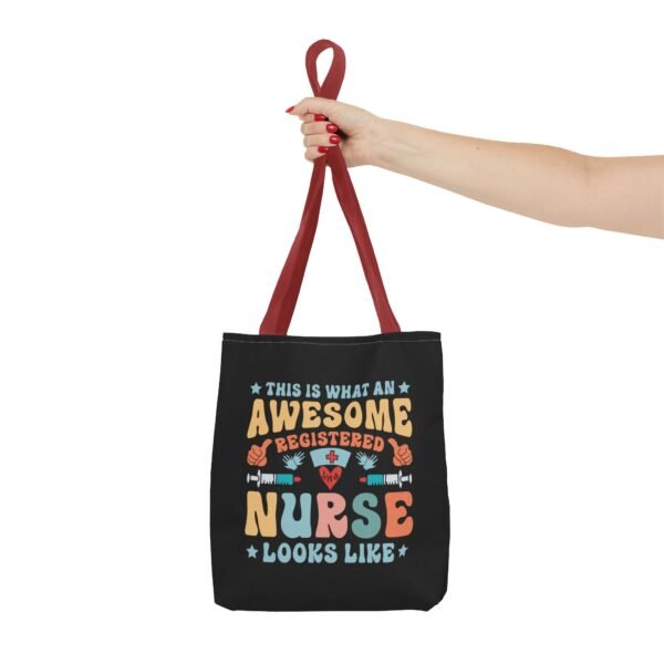 Awesome Nurse Tote Bag - Perfect Gift for Nurses, Healthcare Workers, Appreciation, Birthday, Everyday Use, Fun, Colorful Design - Image 16