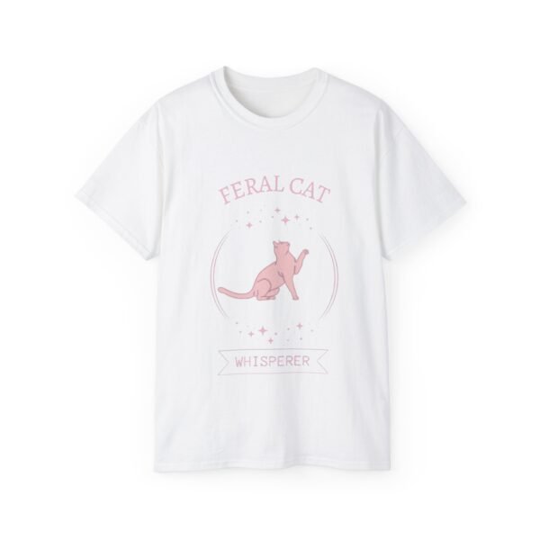 Feral Cat Whisperer Tribute Tee – Unisex Ultra Cotton Comfort for Rescuers & Cat Lovers - Image 5