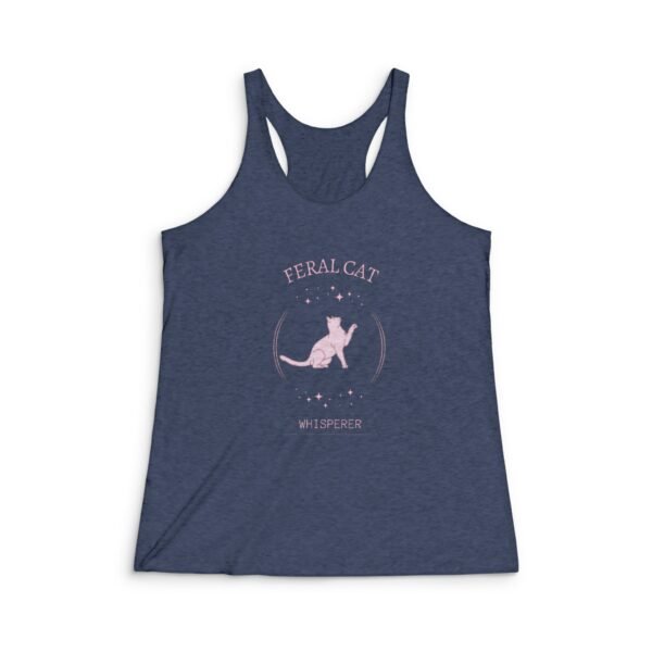 Feral Cat Whisperer Women’s Fitted Tank - Image 3