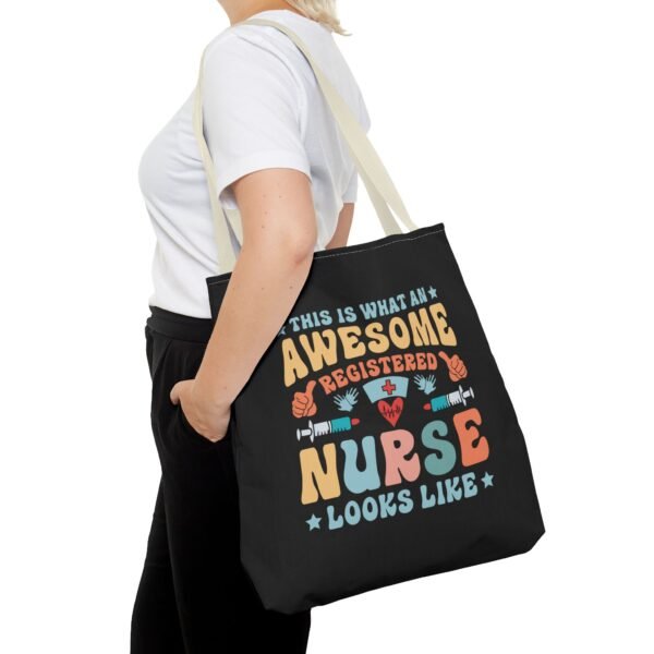 Awesome Nurse Tote Bag - Perfect Gift for Nurses, Healthcare Workers, Appreciation, Birthday, Everyday Use, Fun, Colorful Design - Image 48