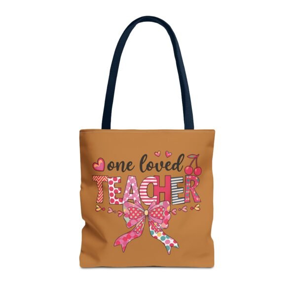 One Loved Teacher Tote Bag, Appreciation Gift for Educators, Cute Teacher Bag, Back to School Tote, Classroom Essentials, Teacher - Image 53