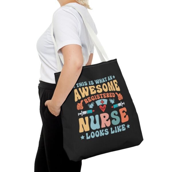 Awesome Nurse Tote Bag - Perfect Gift for Nurses, Healthcare Workers, Appreciation, Birthday, Everyday Use, Fun, Colorful Design - Image 36
