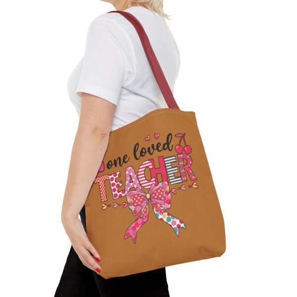 One Loved Teacher Tote Bag, Appreciation Gift for Educators, Cute Teacher Bag, Back to School Tote, Classroom Essentials, Teacher - Image 20