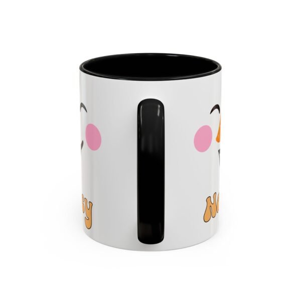 🎄 Custom Holiday Accent Coffee Mug – 11oz | Festive Two-Tone Ceramic Gift - Image 4
