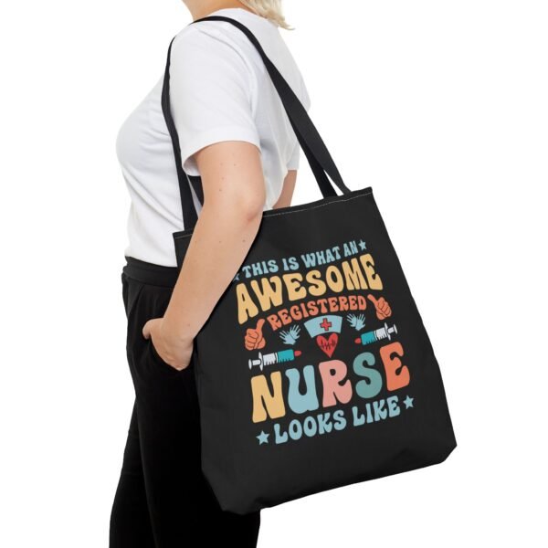 Awesome Nurse Tote Bag - Perfect Gift for Nurses, Healthcare Workers, Appreciation, Birthday, Everyday Use, Fun, Colorful Design - Image 12
