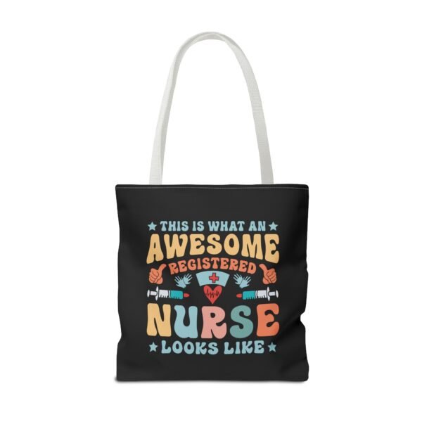 Awesome Nurse Tote Bag - Perfect Gift for Nurses, Healthcare Workers, Appreciation, Birthday, Everyday Use, Fun, Colorful Design - Image 34