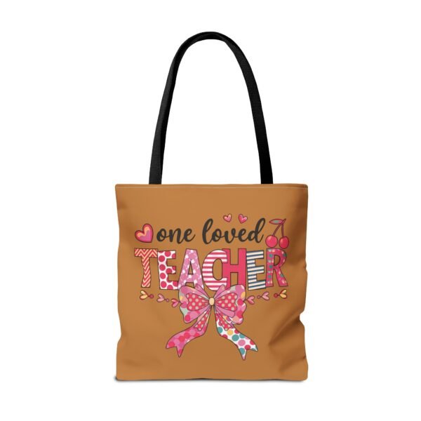 One Loved Teacher Tote Bag, Appreciation Gift for Educators, Cute Teacher Bag, Back to School Tote, Classroom Essentials, Teacher - Image 10