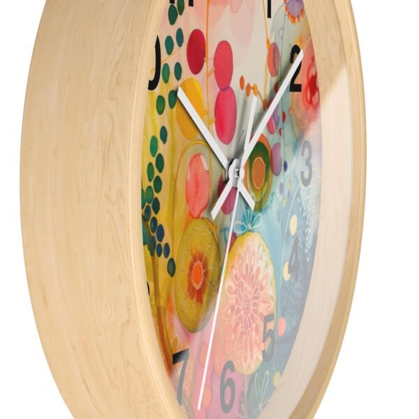 Colorful Abstract Wall Clock - Image 5