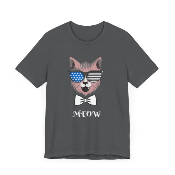 Meow Unisex Jersey Short Sleeve Tee - Image 23