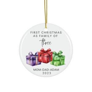First Christmas Family of 3 (A)