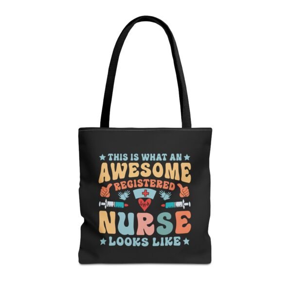 Awesome Nurse Tote Bag - Perfect Gift for Nurses, Healthcare Workers, Appreciation, Birthday, Everyday Use, Fun, Colorful Design - Image 5