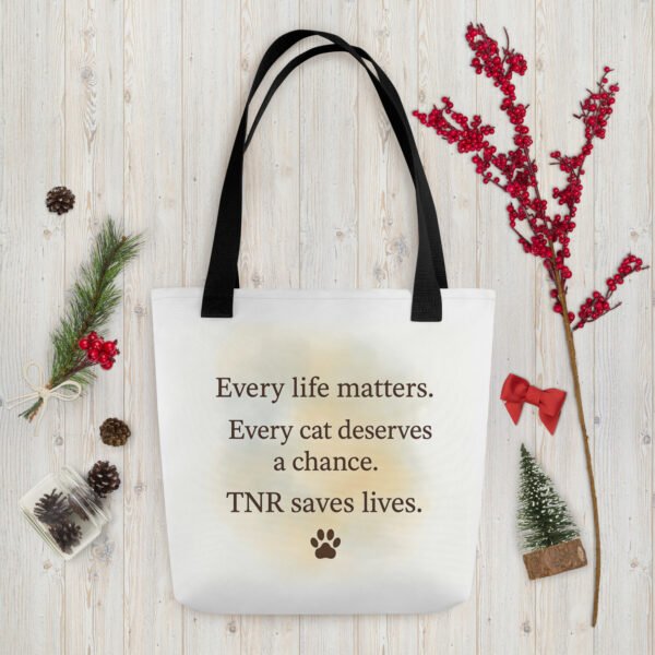 TNR Awareness Tote Loving Paws - Image 2